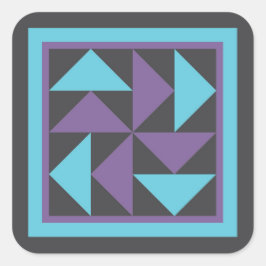 Adesivo Quadrado Quilt Stickers - Quebra-cabeça Dutchman