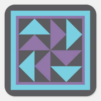 Adesivo Quadrado Quilt Stickers - Quebra-cabeça Dutchman