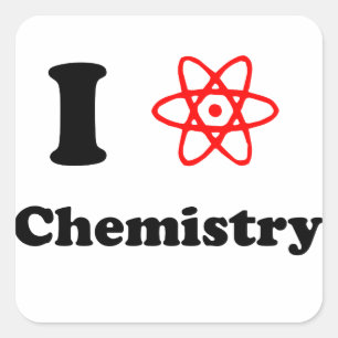 Adesivo Quadrado Química