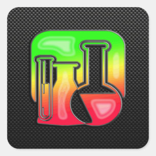 Adesivo Quadrado Química elegante