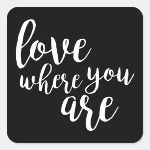 Adesivo Quadrado Quotável V