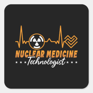 Adesivo Quadrado Radiology Tech Nuclear Medicine Technologist Xray