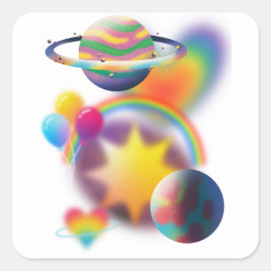 ADESIVO QUADRADO RAINBOW
