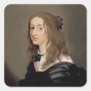 Adesivo Quadrado Rainha Christina da suecia 1652