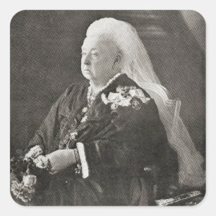 Adesivo Quadrado Rainha Victoria c.1899
