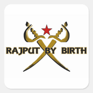 Adesivo Quadrado Rajput by Birth Red Star