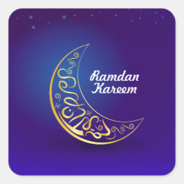 Adesivo Quadrado Ramadan Kareem