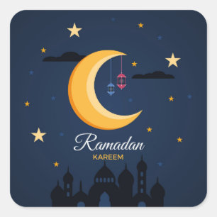 Adesivo Quadrado Ramadan Kareem