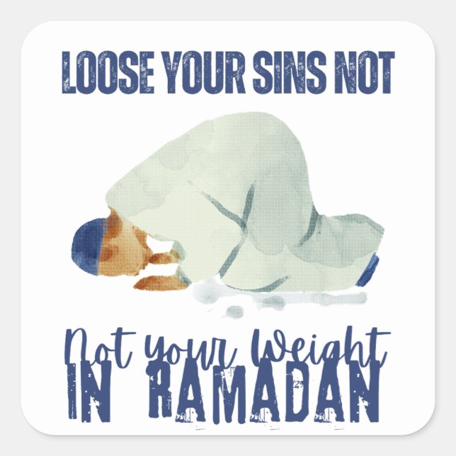 Adesivo Quadrado Ramadan Kareem Reay (Frente)