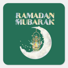 Adesivo Quadrado Ramadan Mubarak