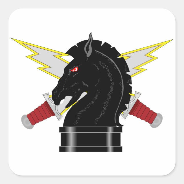 Adesivo Quadrado Ramificação Psyops (Frente)