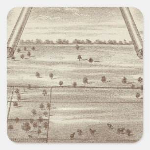 Adesivo Quadrado Rancho de Oakdale