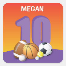 Rapariga 10º Aniversário de Esportes