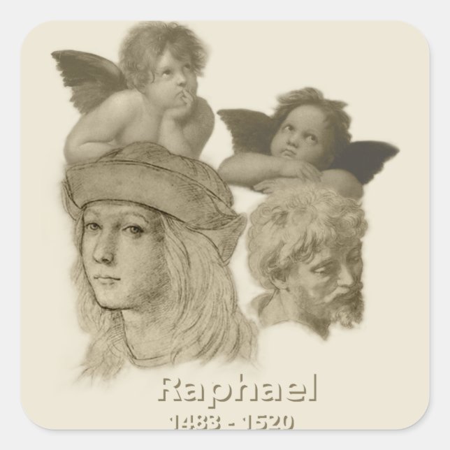 Adesivo Quadrado Raphael (Frente)