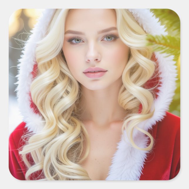 ADESIVO QUADRADO RAPPY X-MAS (Frente)