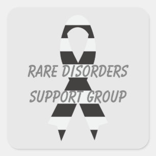 Adesivo Quadrado Raras Doenças Zebra Sensibilização Fita por Janz