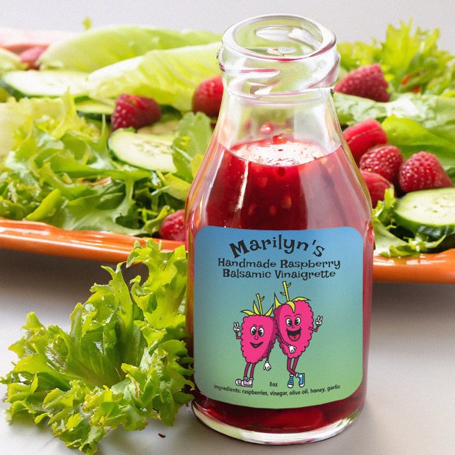 Adesivo Quadrado Raspberry Pals Cartoon Enfiado e Mais (Criador carregado)