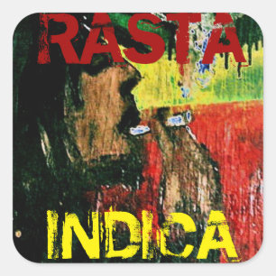 ADESIVO QUADRADO RASTA INDICA