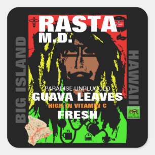 ADESIVO QUADRADO RASTA M.D. FRESH GUAVA LEAVS