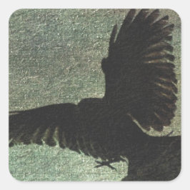 Adesivo Quadrado Raven