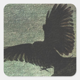 Adesivo Quadrado Raven
