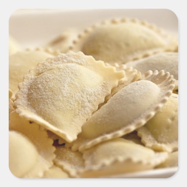 Adesivo Quadrado ravioli italiano (Frente)