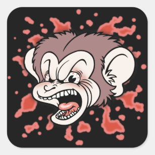 Adesivo do Macaco Louco 0561 – Loja de adesivos