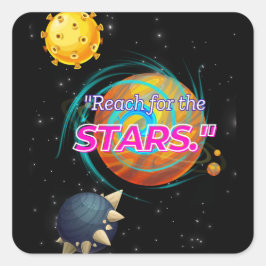 ADESIVO QUADRADO REACH PARA AS ESTRELAS