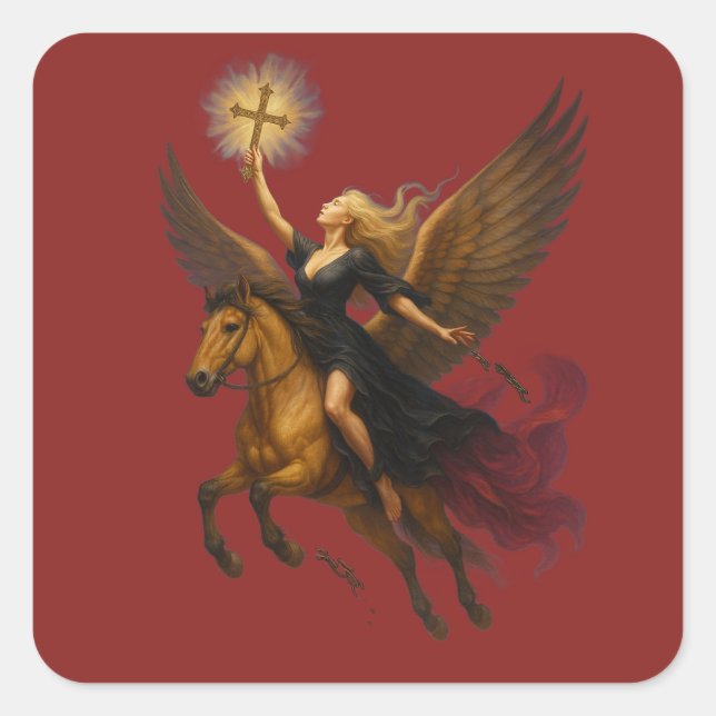 Adesivo Quadrado Reaching For Eternity  (Frente)