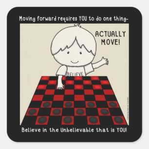 Adesivo Quadrado Realmente Mover