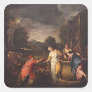 Adesivo Quadrado Rebecca no poço