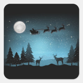 Adesivo Quadrado Rebelde Adorável À Noite