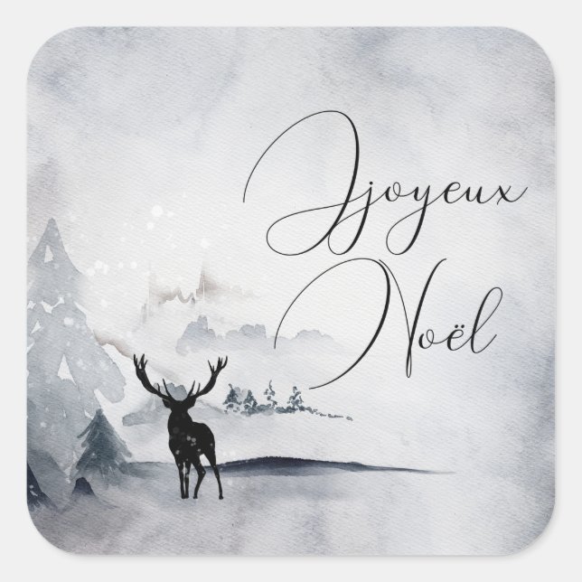 Adesivo Quadrado Rebelde no Natal das Cinzas Selvagens (Frente)