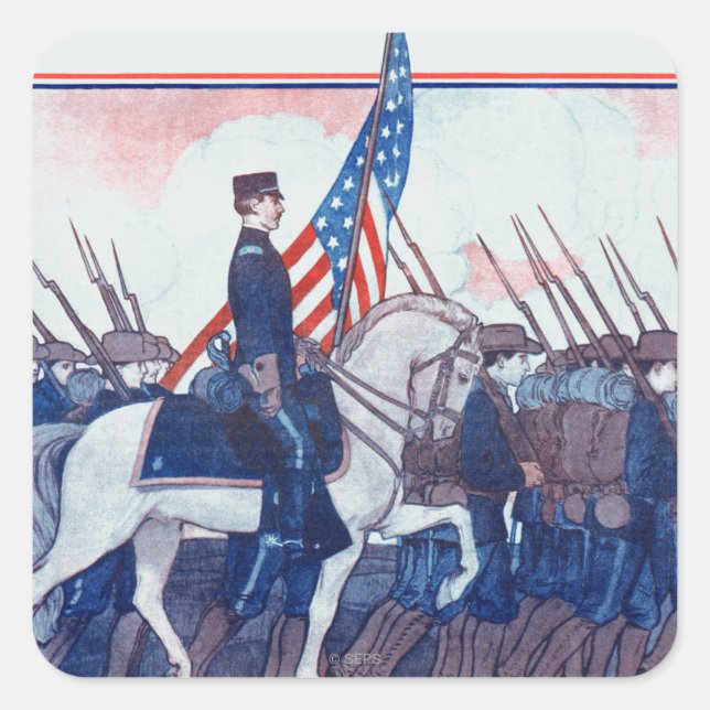 Adesivo Quadrado Recapturado: Uma História de Guerra nas Filipinas (Frente)