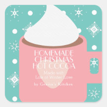 Receita Caseira de Cacau Quente de Natal em Caneca