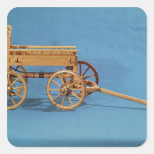 Adesivo Quadrado Reconstrução de um chariot encontrado
