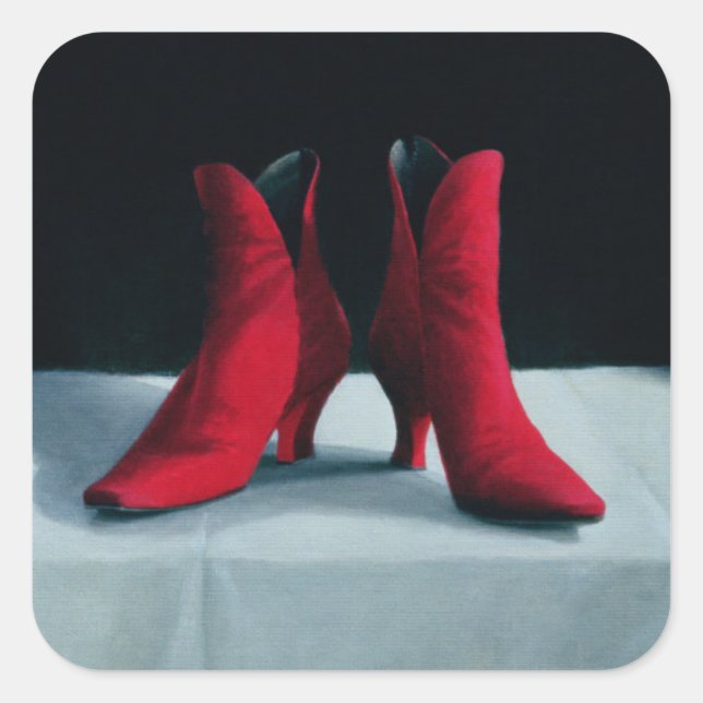 Adesivo Quadrado Red Boots 1995 (Frente)