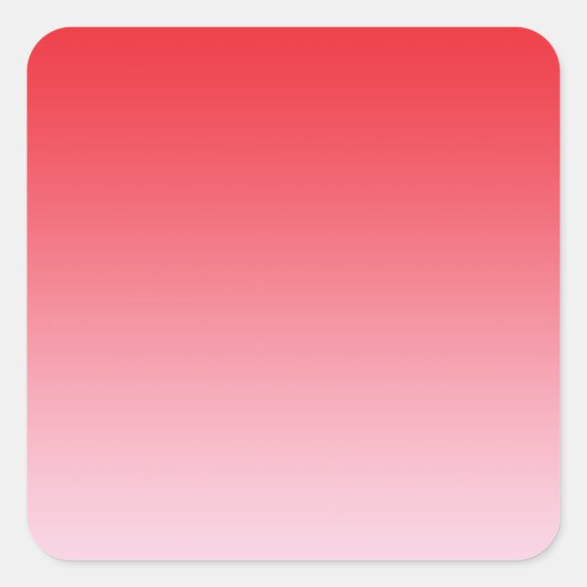 Adesivo Quadrado Red Ombre (Frente)