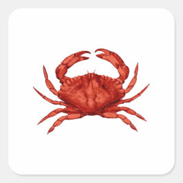 Adesivo Quadrado Red Rock Crab (Pacífico)