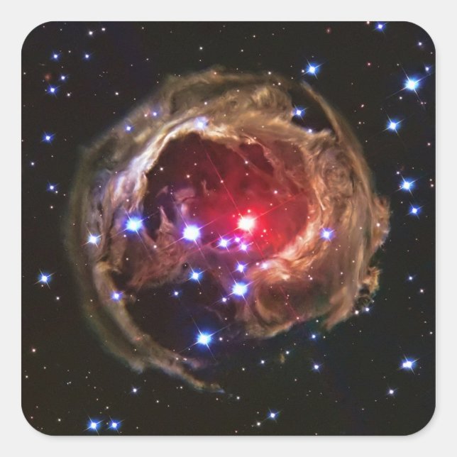 Adesivo Quadrado Red Supergiant Star V838 Monocerotis (Frente)