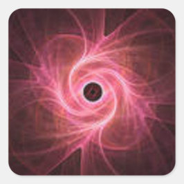 Adesivo Quadrado Red Swirl