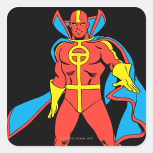 Adesivo Quadrado Red Tornado Pose