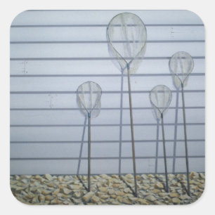 Adesivo Quadrado Redes de Shrimping