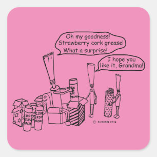 Adesivo Quadrado Reedz Gifts Sticker Quadrado