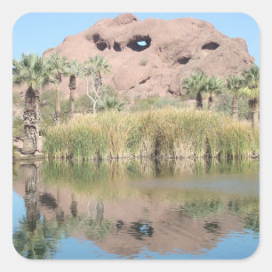 Adesivo Quadrado Reflexão de Águas arizonas no Sudoeste