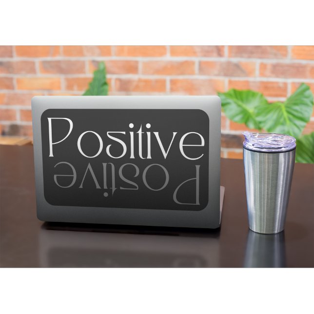 Adesivo Quadrado Reflexão Positiva Design moderna (Criador carregado)