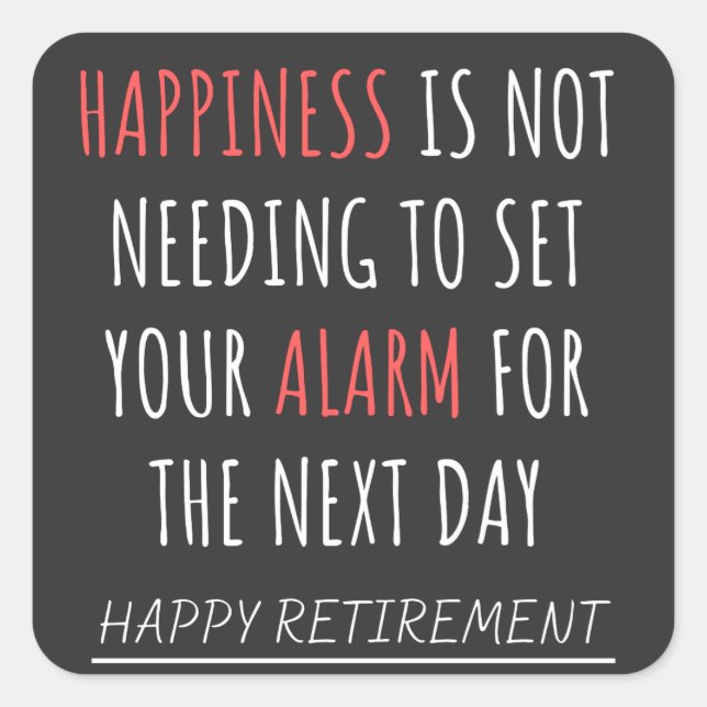 Adesivo Quadrado Reforma de colegas engraçada (Frente)