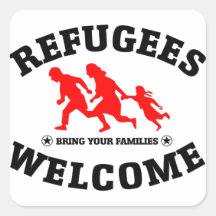 Refugiados Bem-vindos Tragam suas famílias