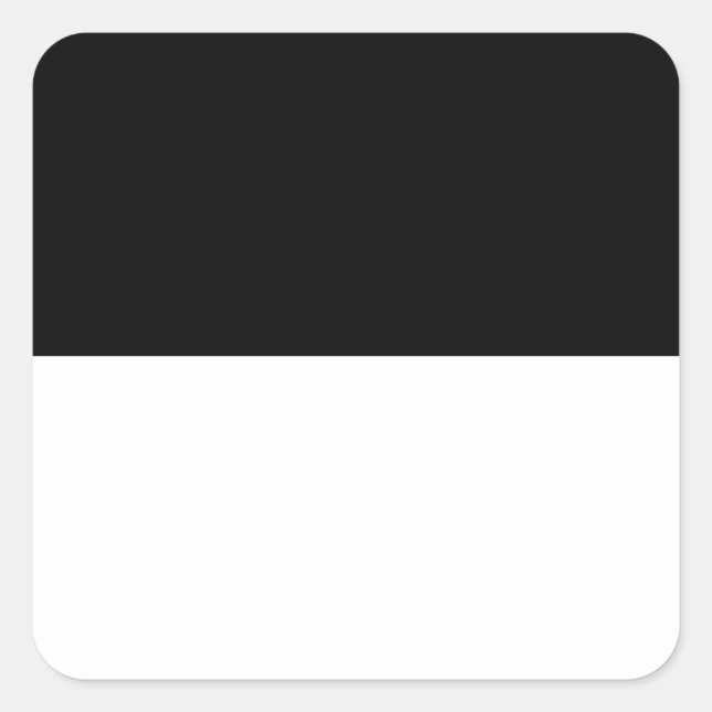 Adesivo Quadrado região de pavilhão suíço da província de fribourg  (Frente)