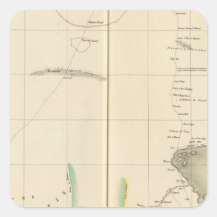 Adesivo Quadrado Região do lago chad, África